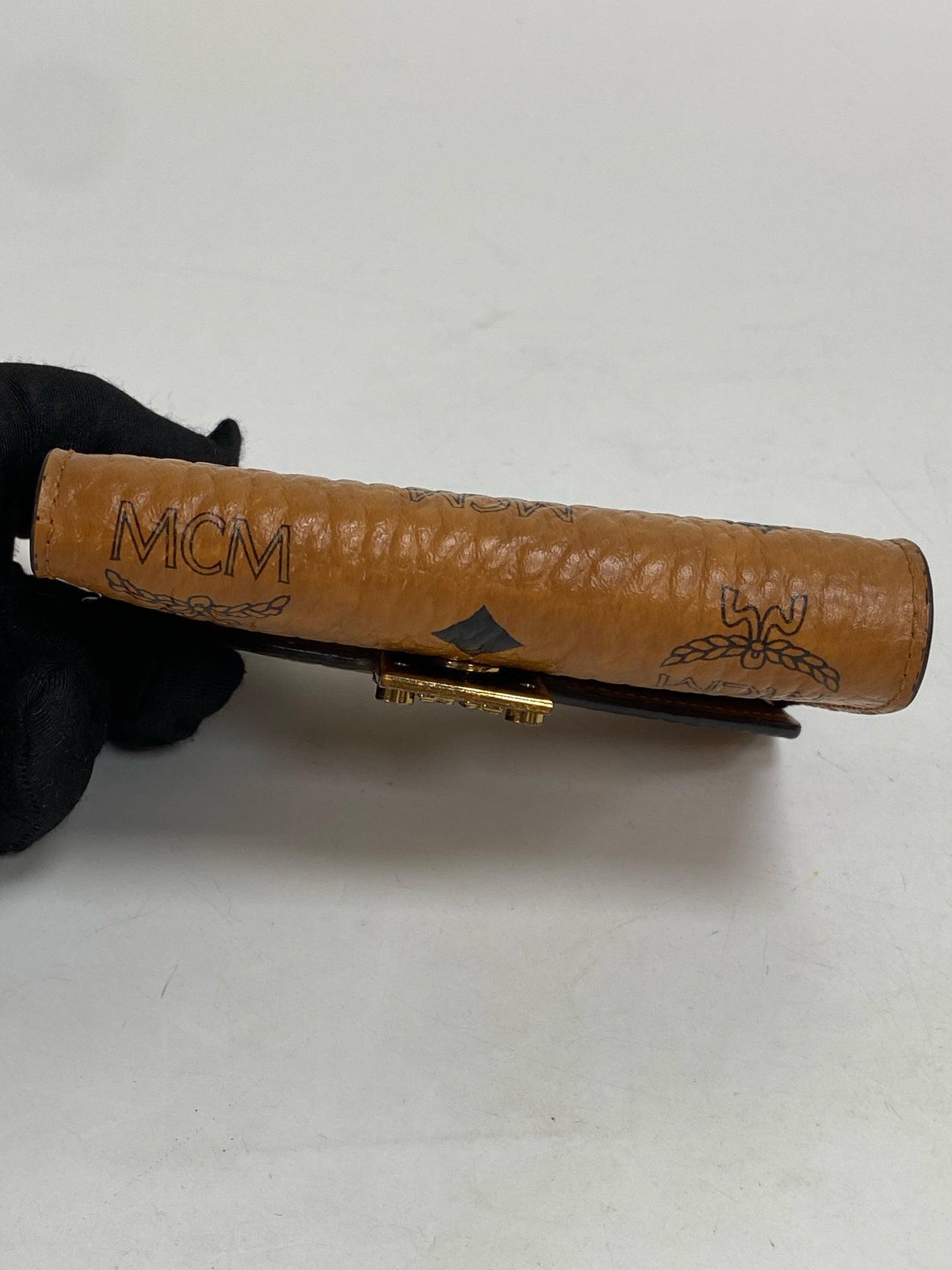 MCM Leather Gold