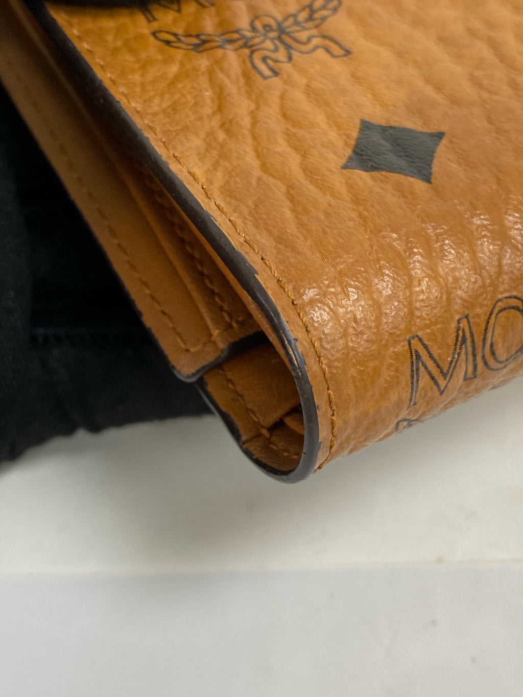 MCM Leather Gold