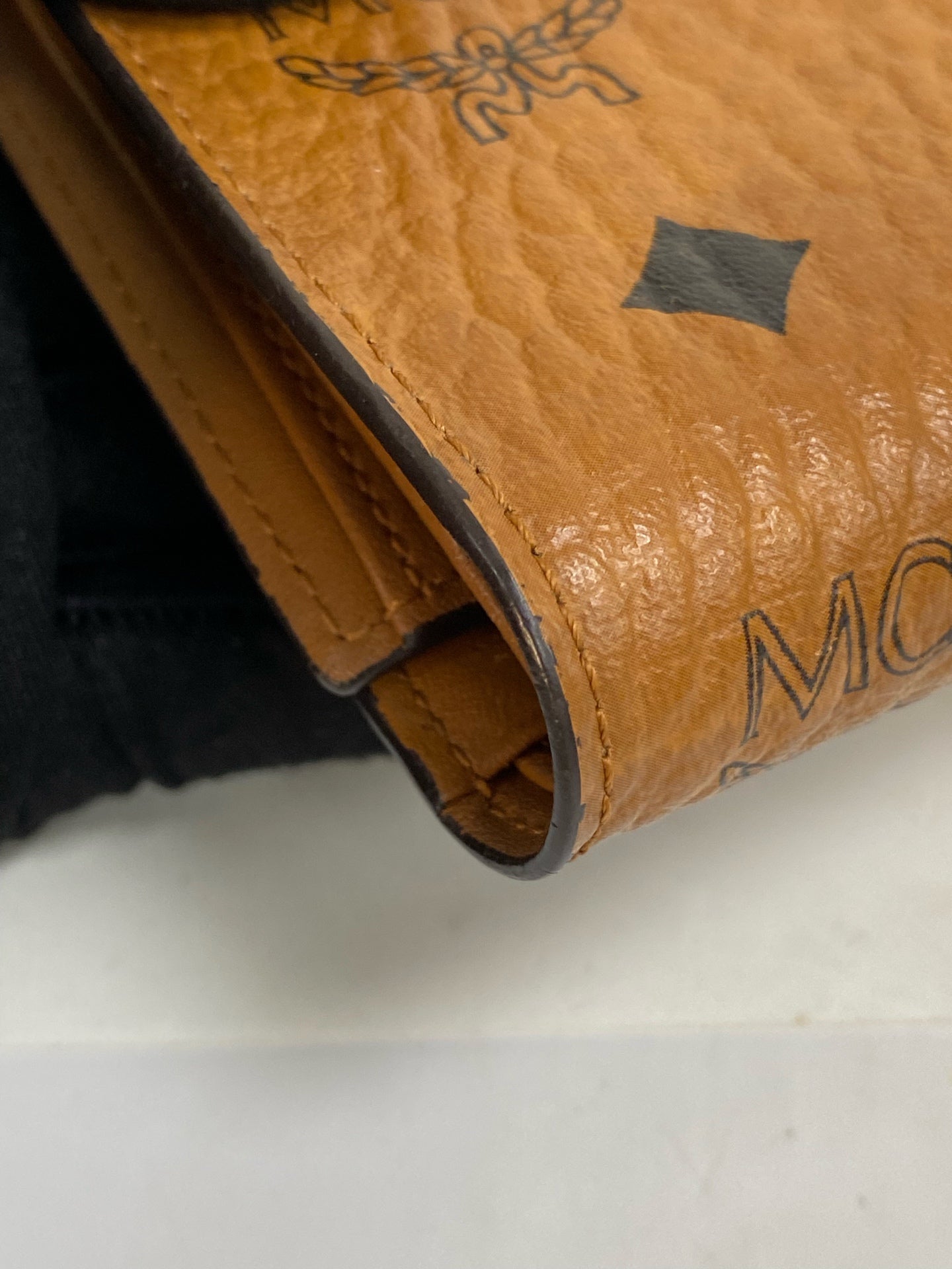 MCM Leather Gold