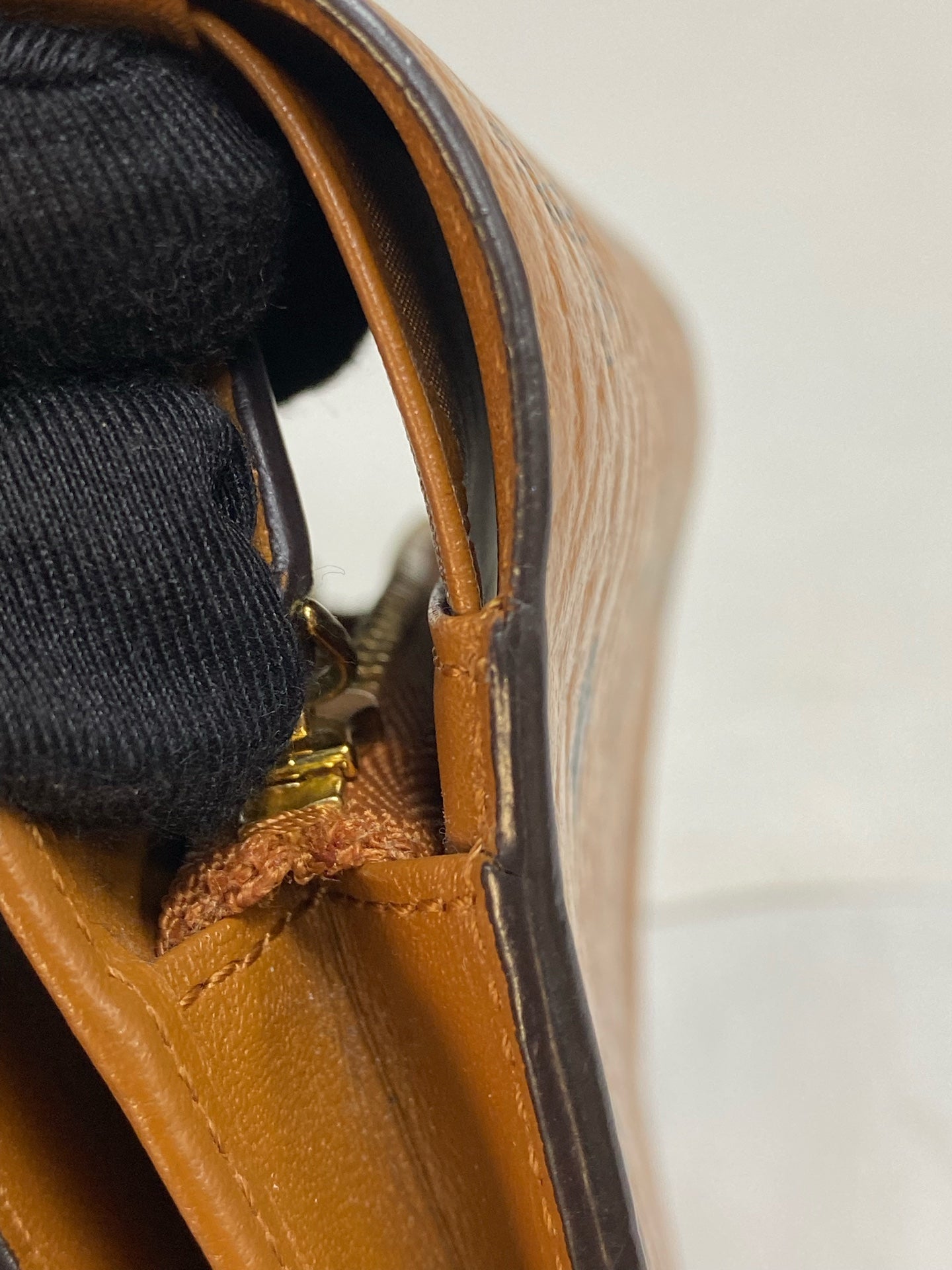 MCM Leather Gold