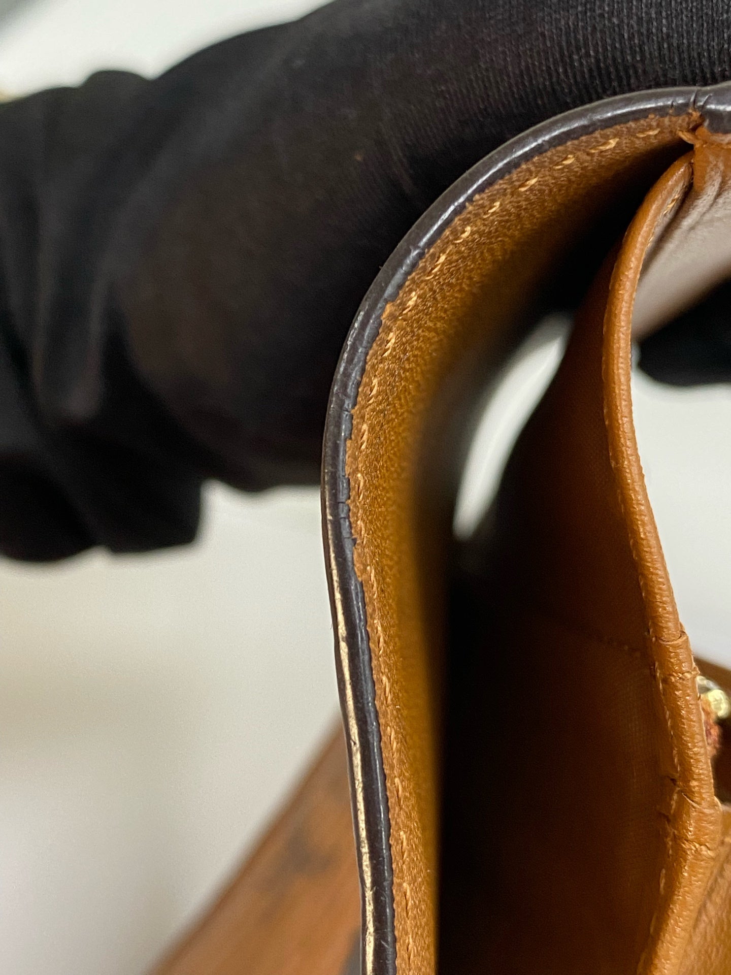 MCM Leather Gold