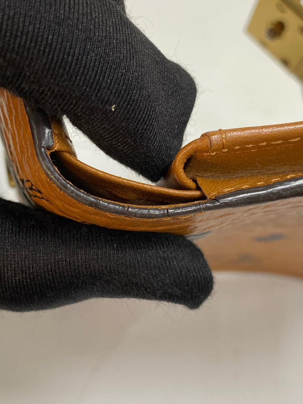 MCM Leather Gold