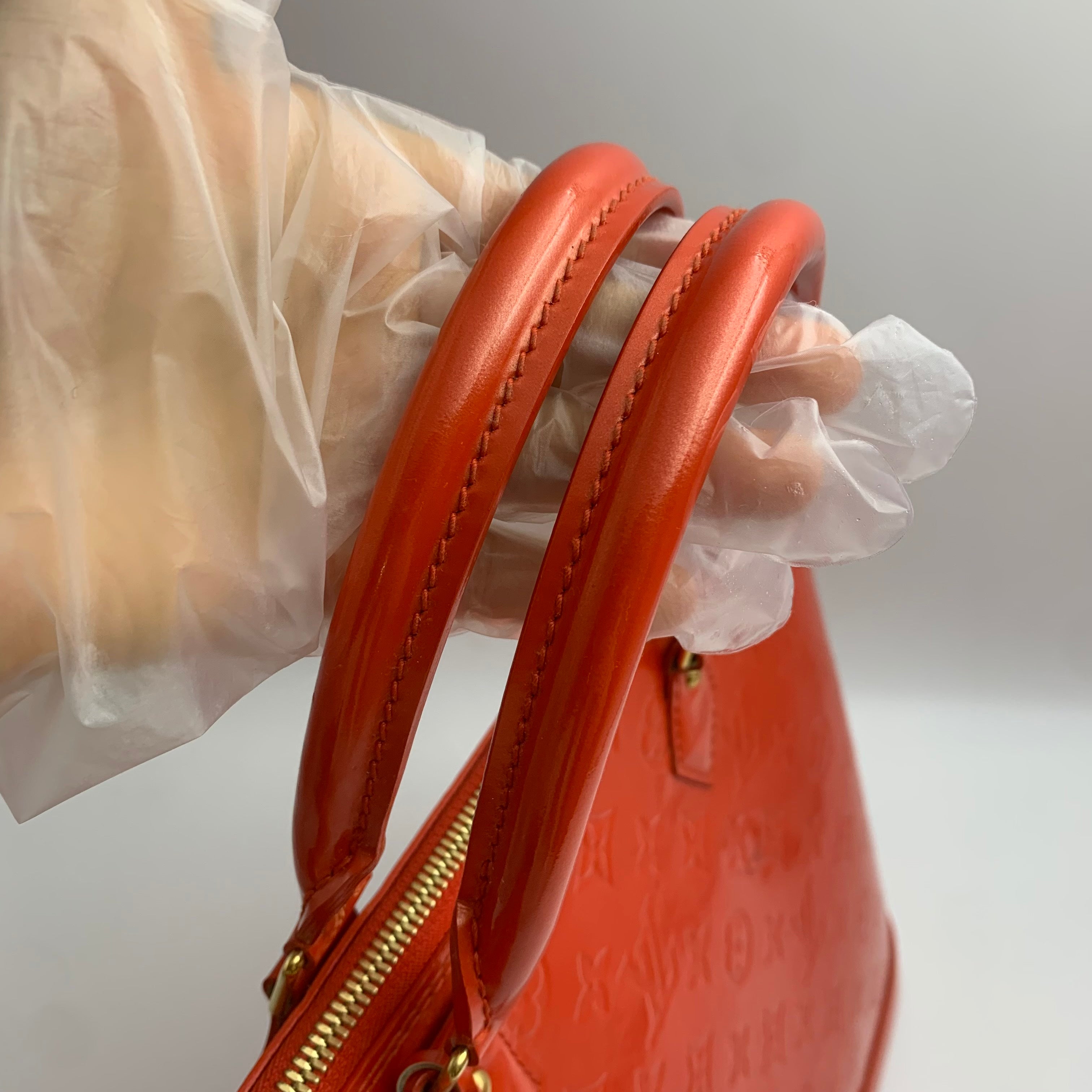 Louis Vuitton Red Satchel