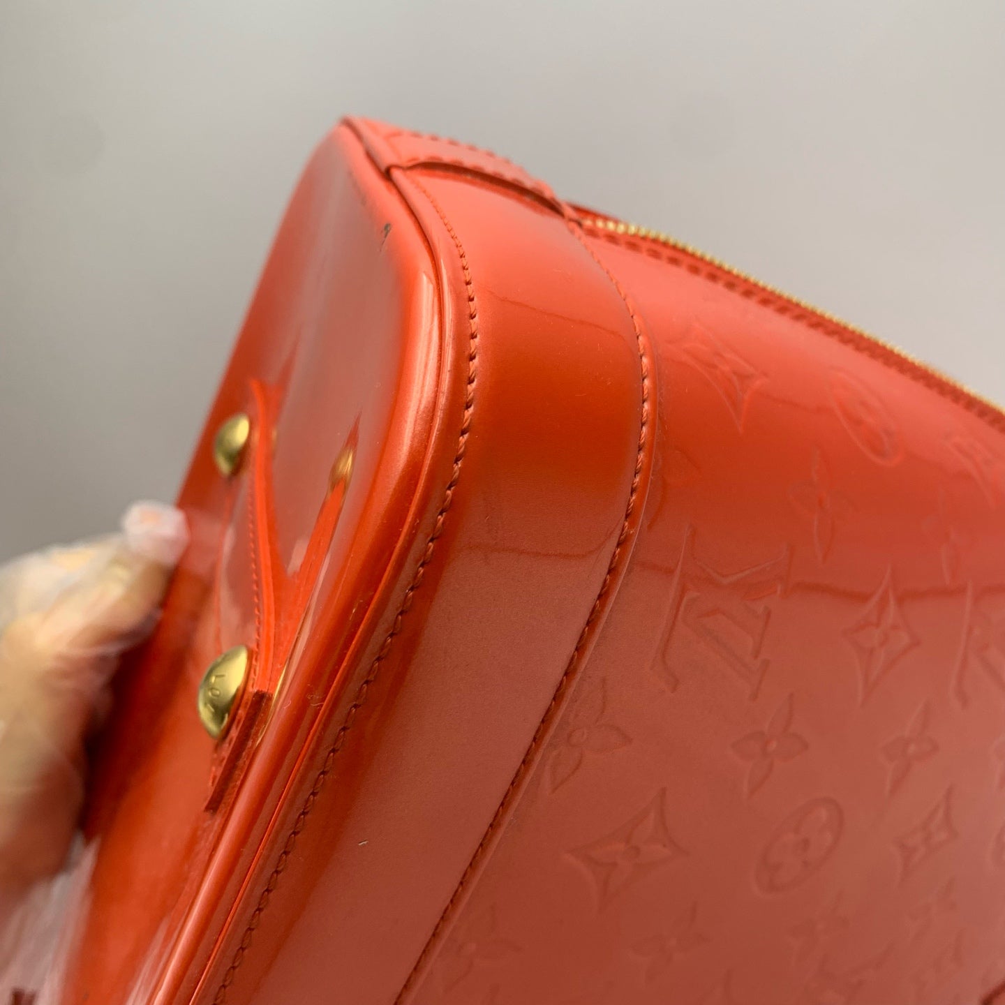 Louis Vuitton Red Satchel