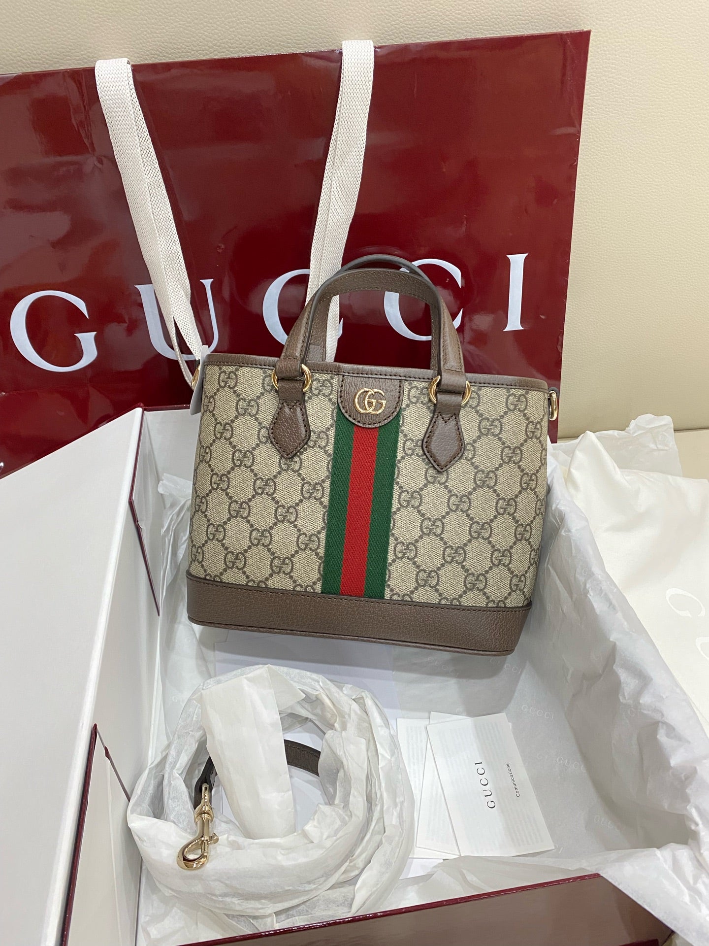 Gucci Ophidia Collection Small Tote Bag Tote 836848FAE0J9867
