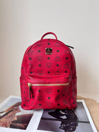 MCM Red Backpack