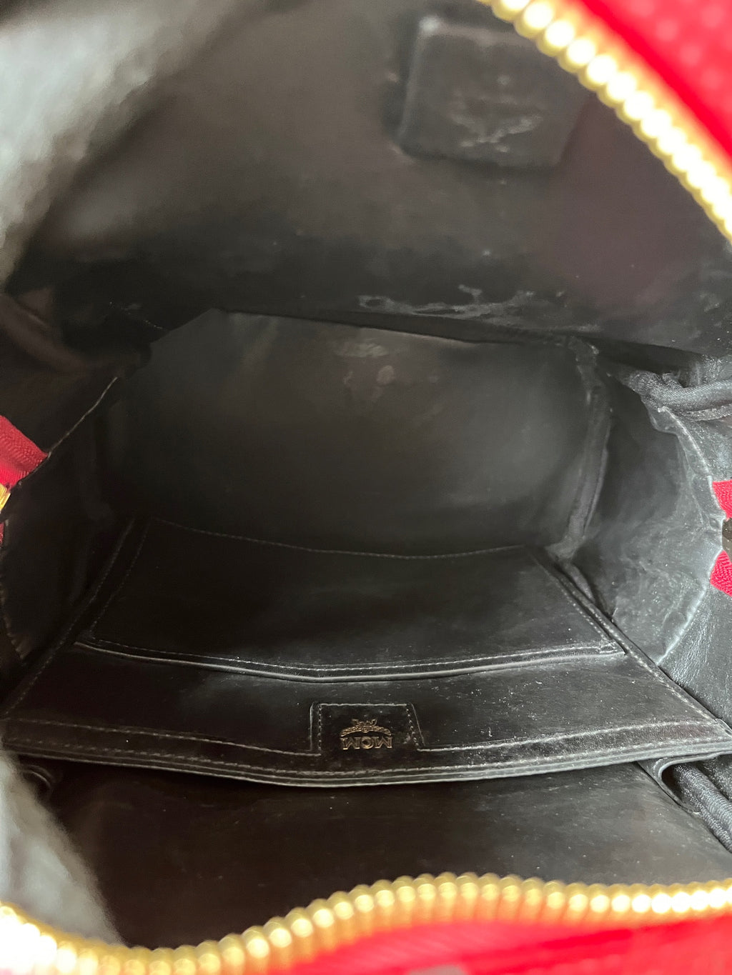 MCM Red Backpack