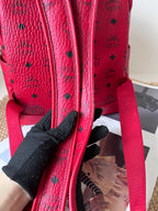 MCM Red Backpack