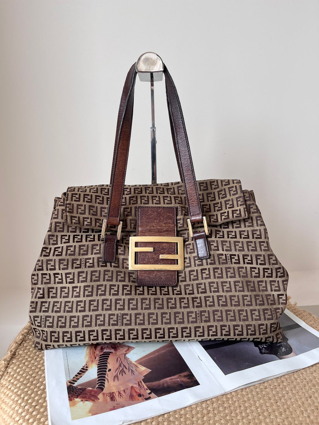 Fendi Canvas Tote