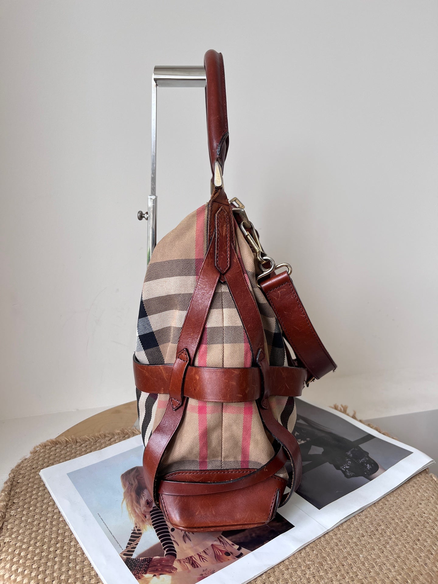 Burberry Leather Shoulder Bag