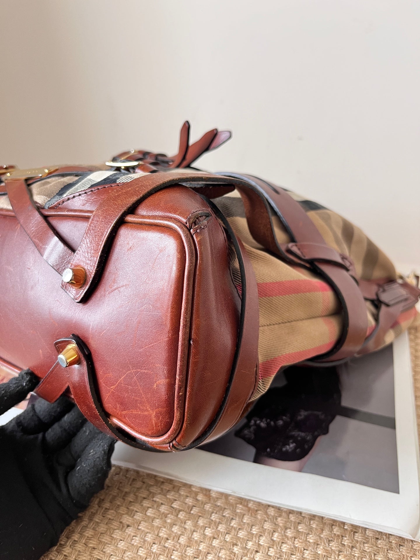 Burberry Leather Shoulder Bag