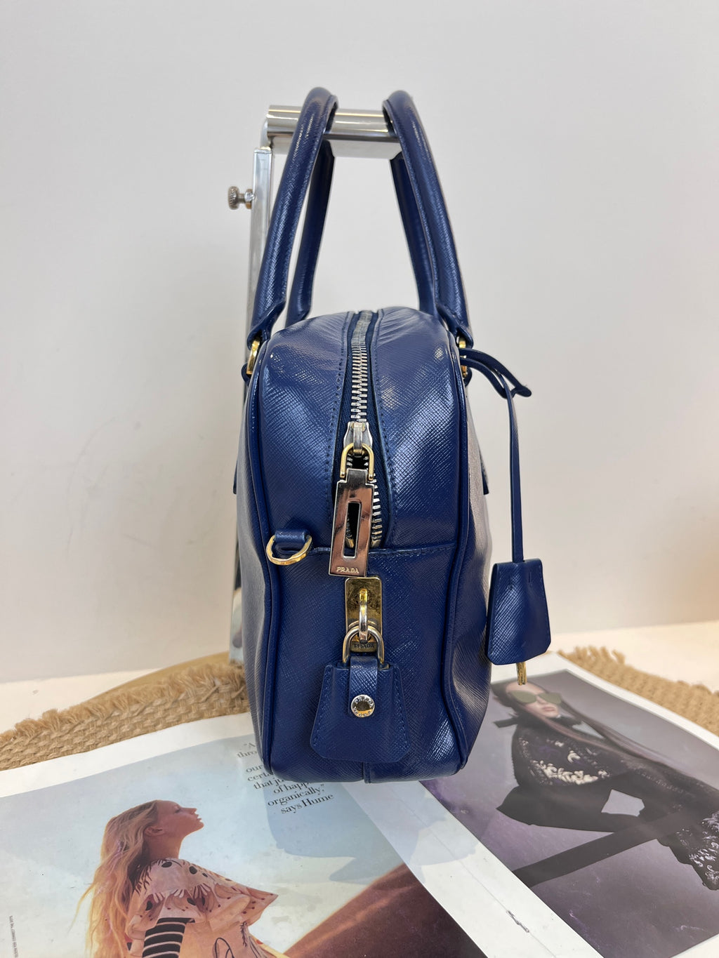Prada Blue Shoulder Bag