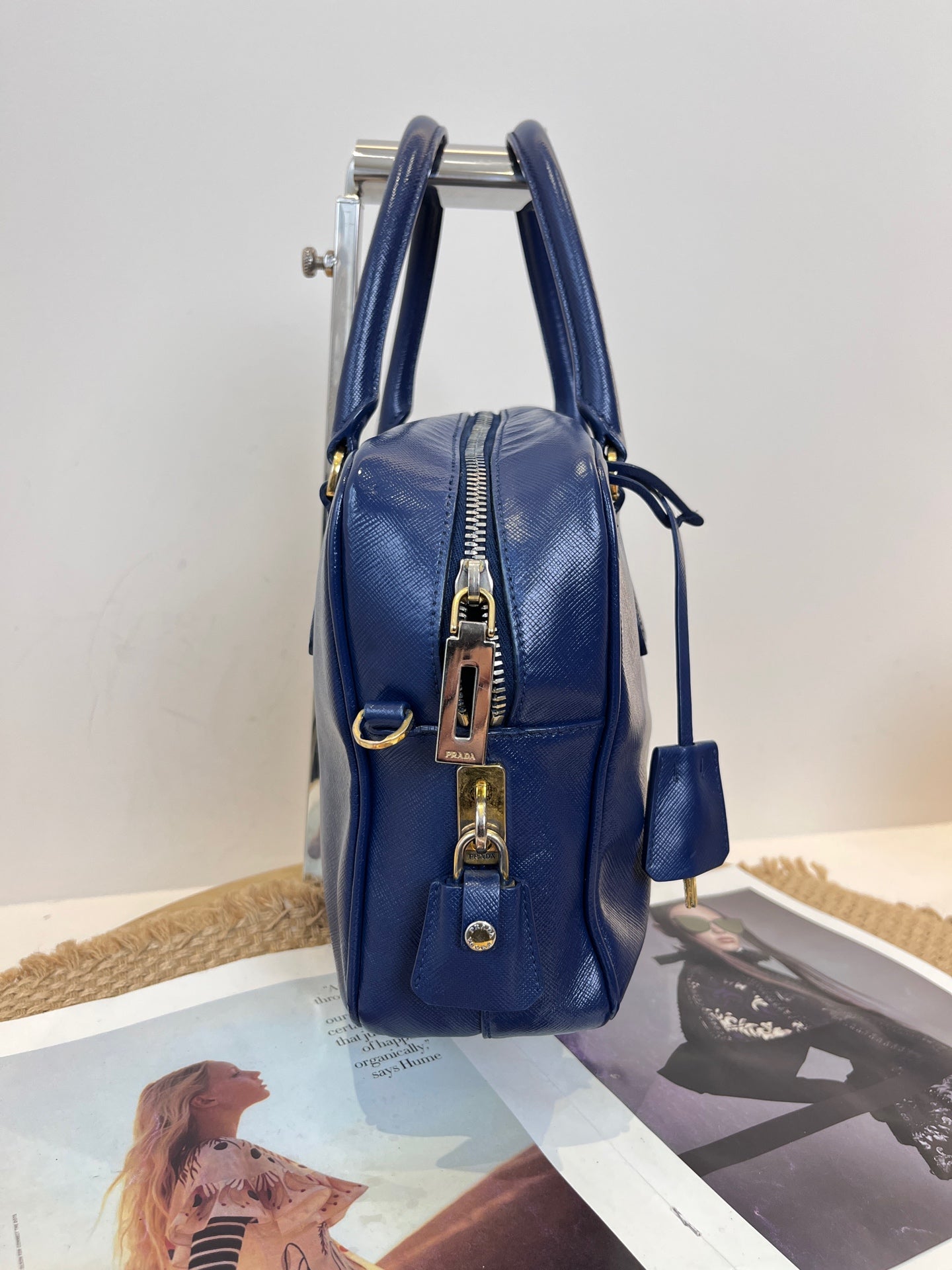 Prada Blue Shoulder Bag