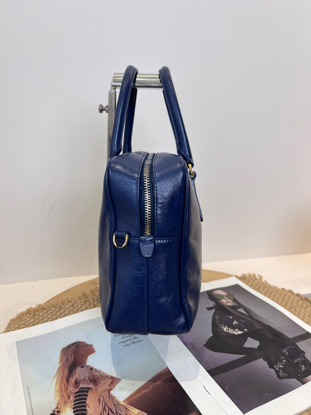 Prada Blue Shoulder Bag
