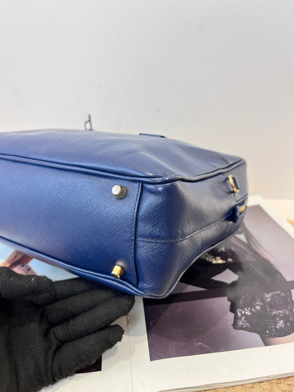 Prada Blue Shoulder Bag