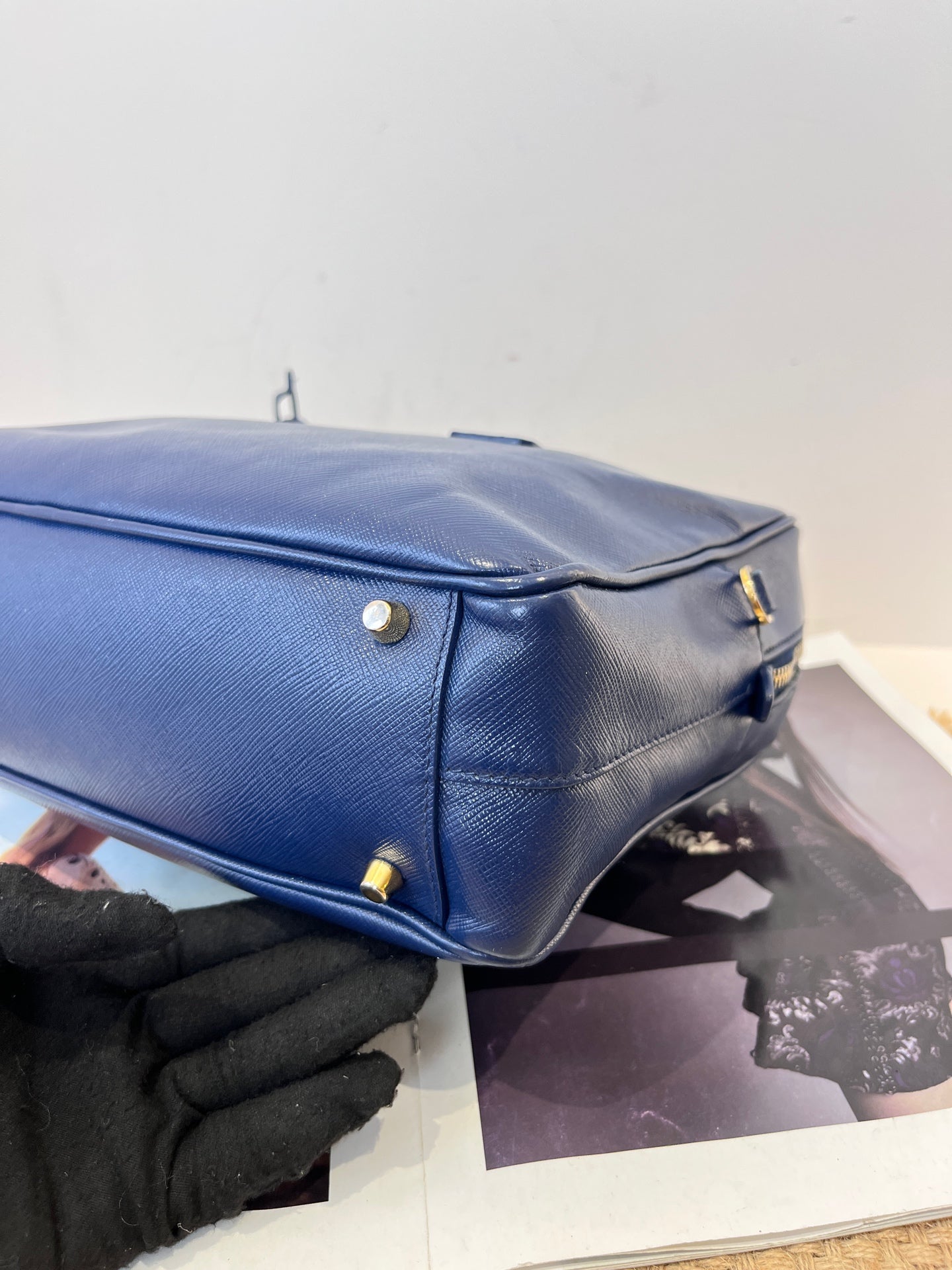 Prada Blue Shoulder Bag