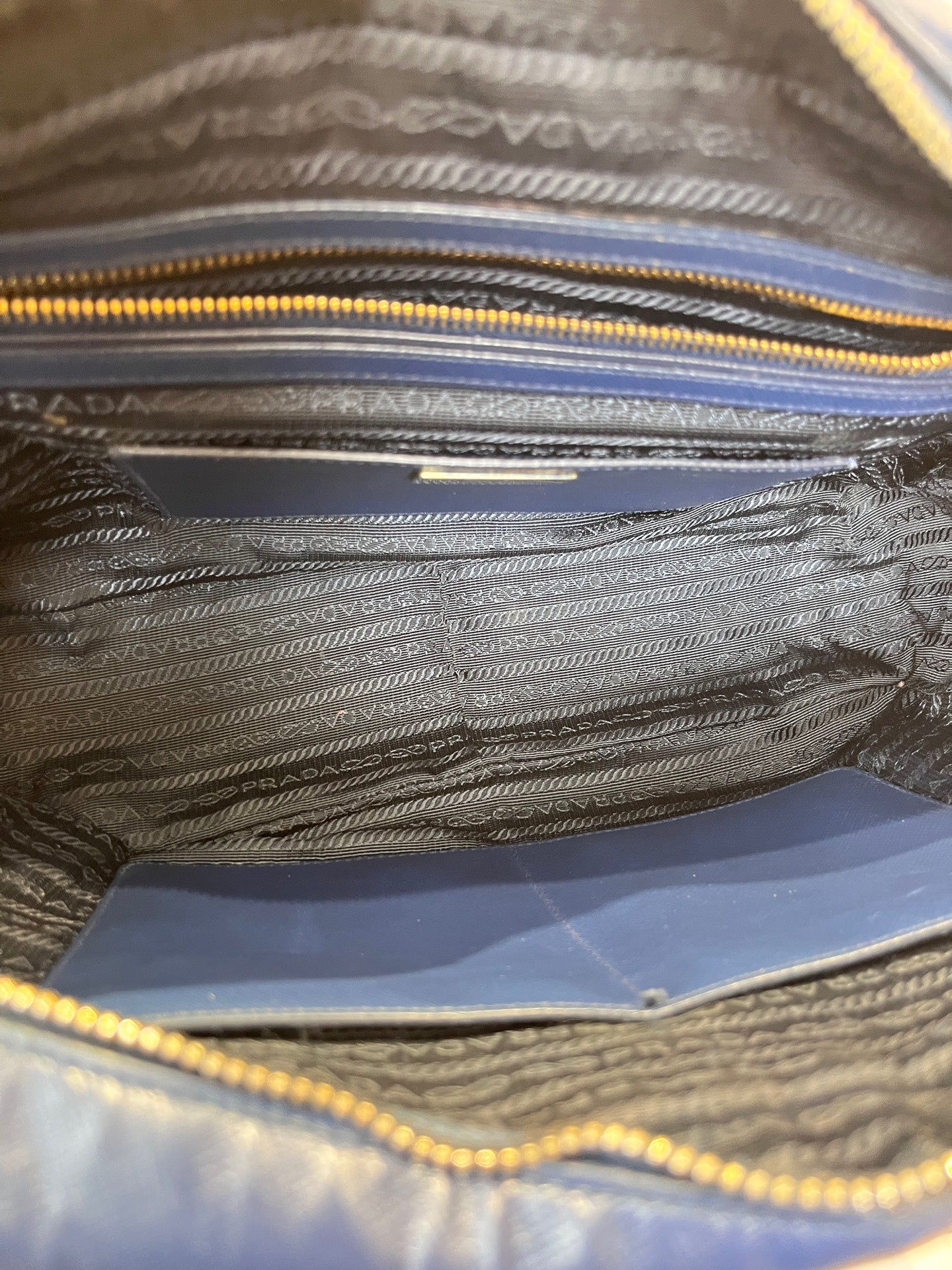 Prada Blue Shoulder Bag