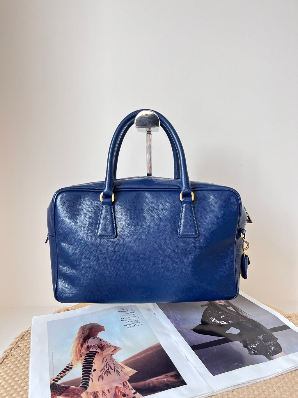 Prada Blue Shoulder Bag
