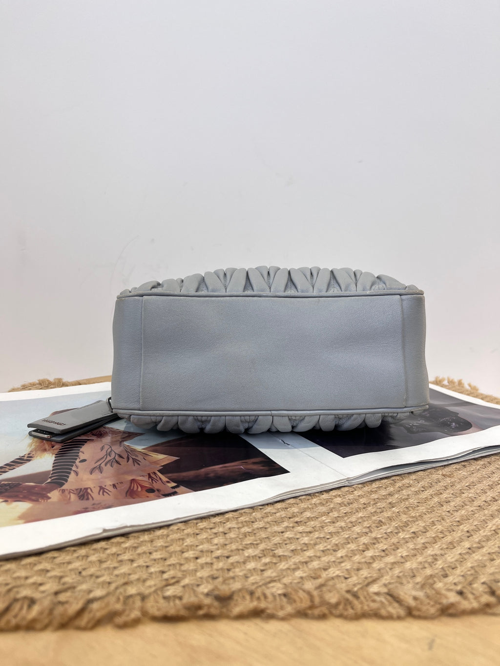 Miu Miu Leather Gray