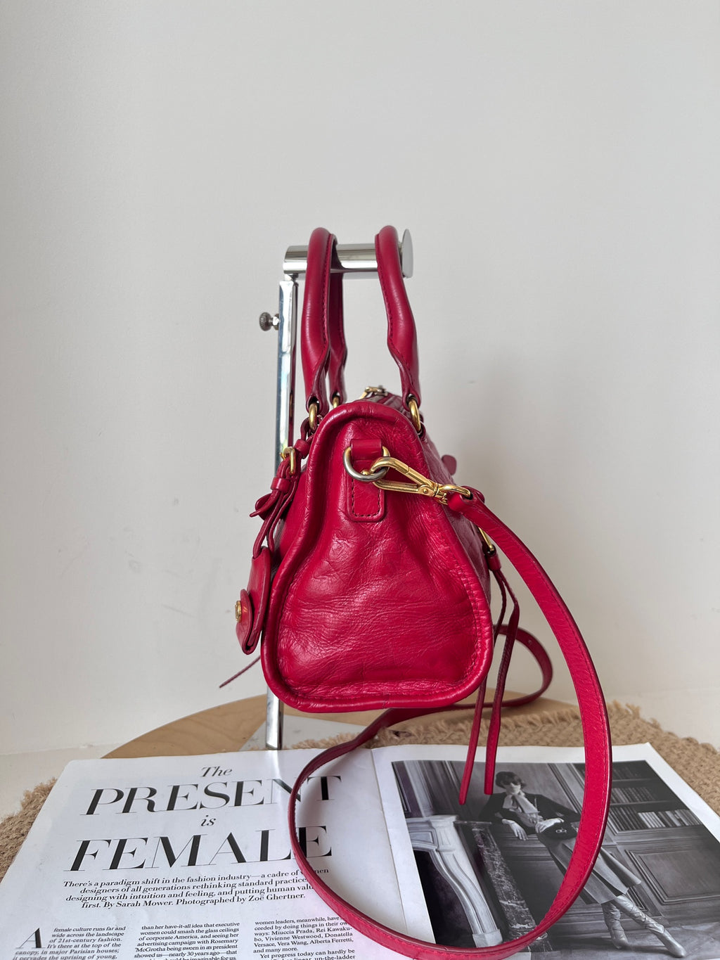 Miu Miu Leather Red