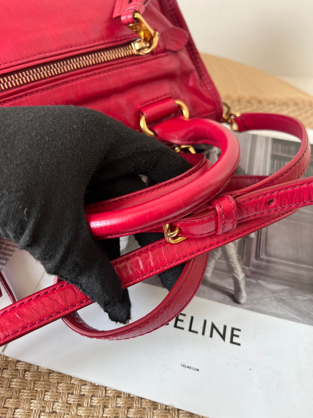 Miu Miu Leather Red