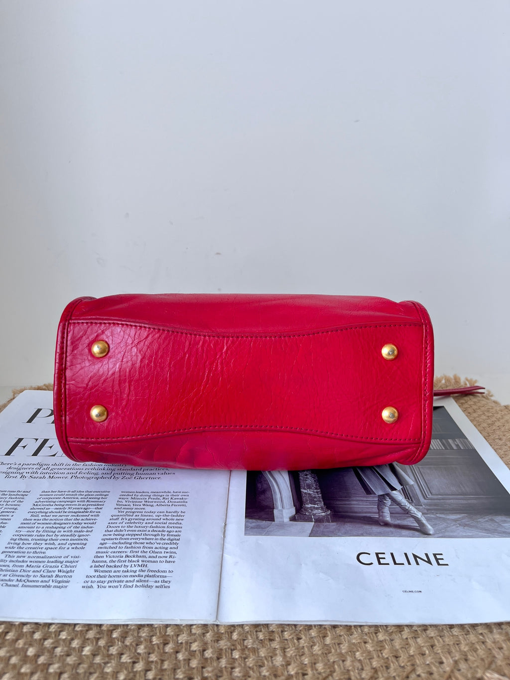 Miu Miu Leather Red