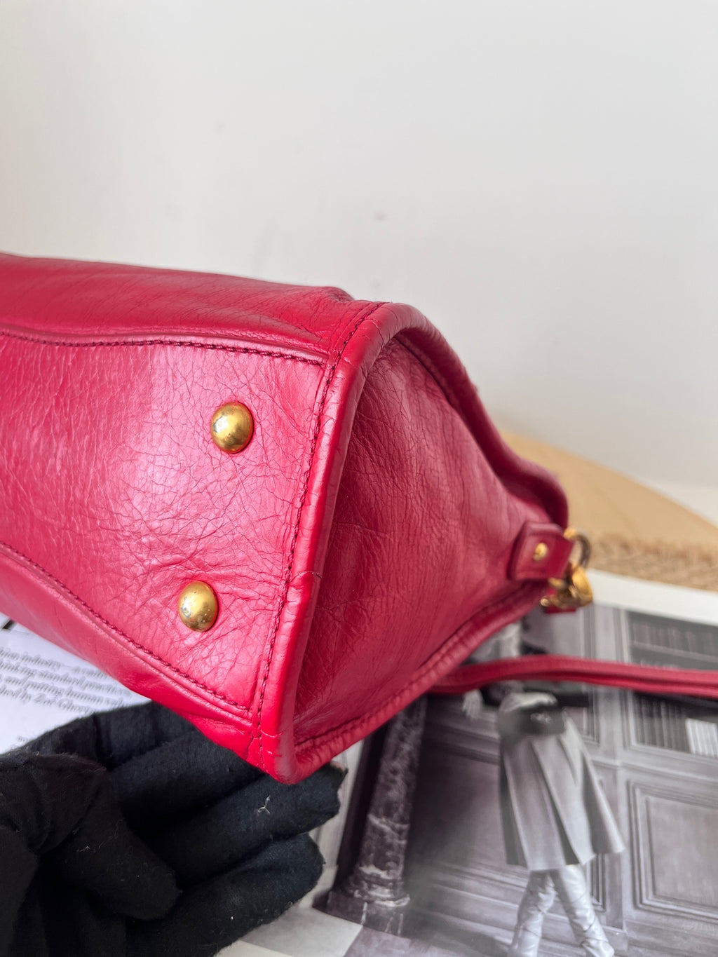 Miu Miu Leather Red