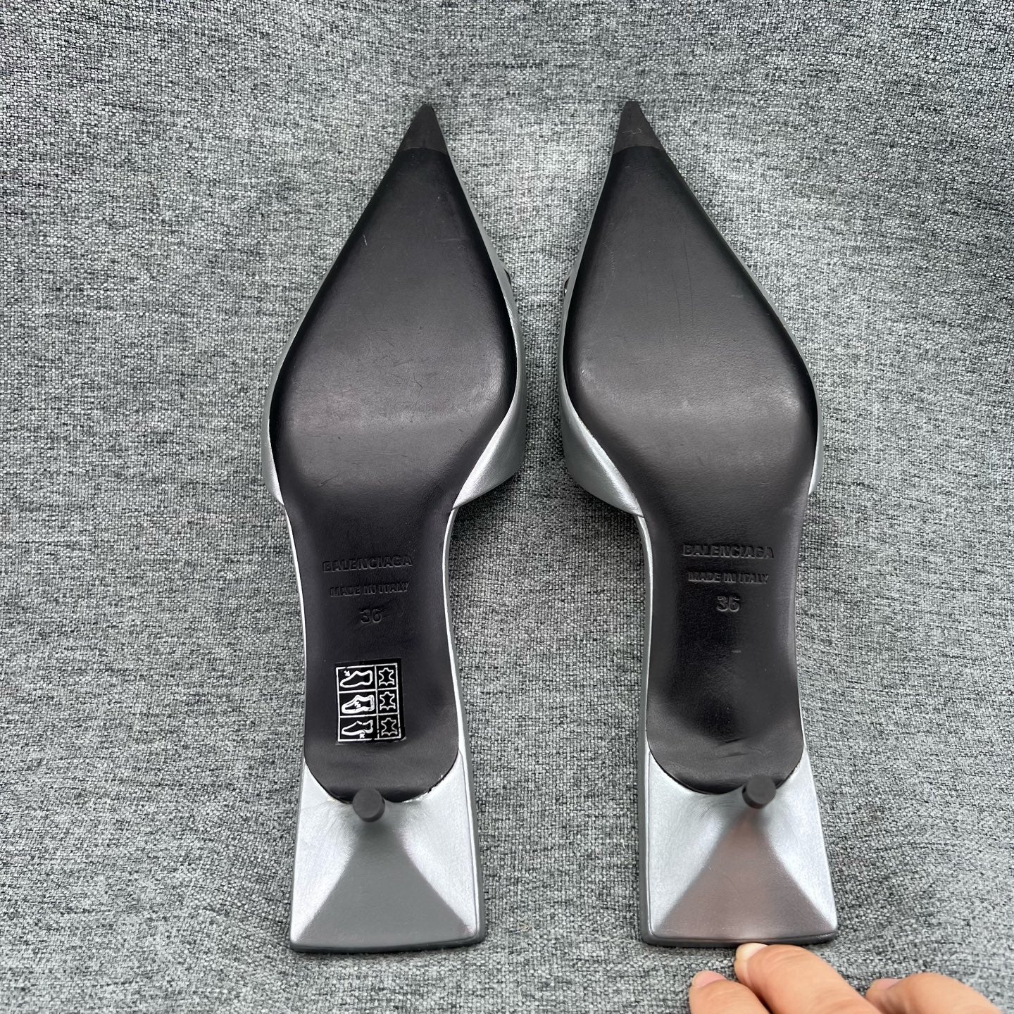 Balenciaga Metal Silver