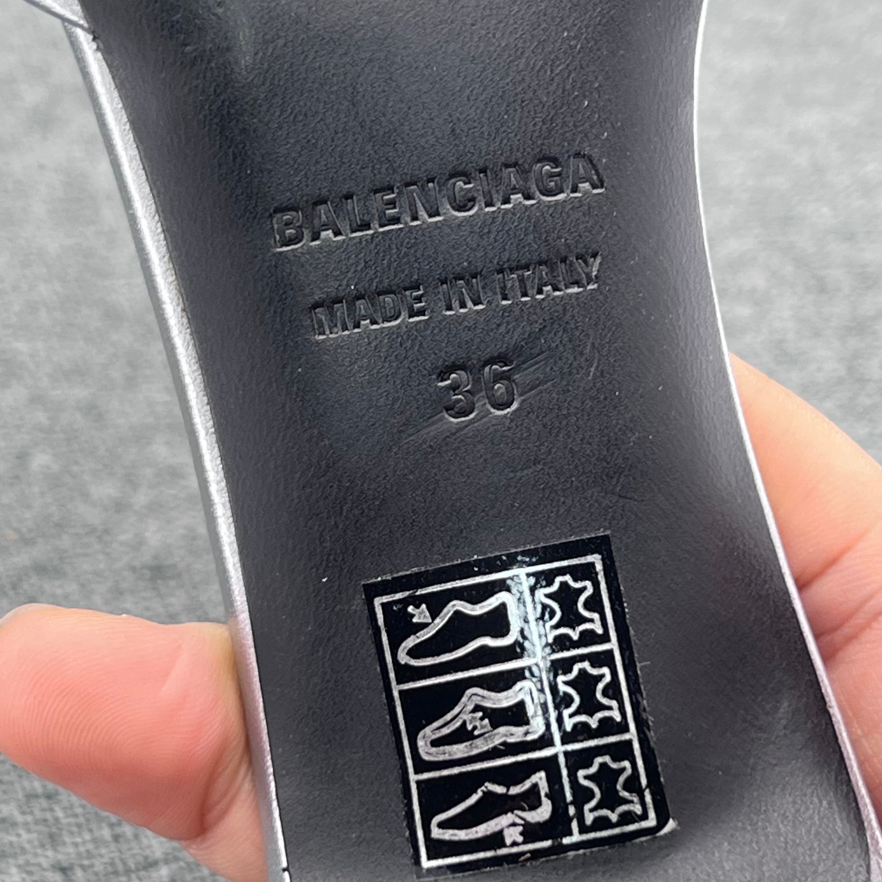 Balenciaga Metal Silver