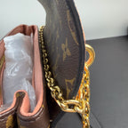 Louis Vuitton Canvas Gold Shoulder Bag