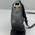 Gucci Black Saddle Bag