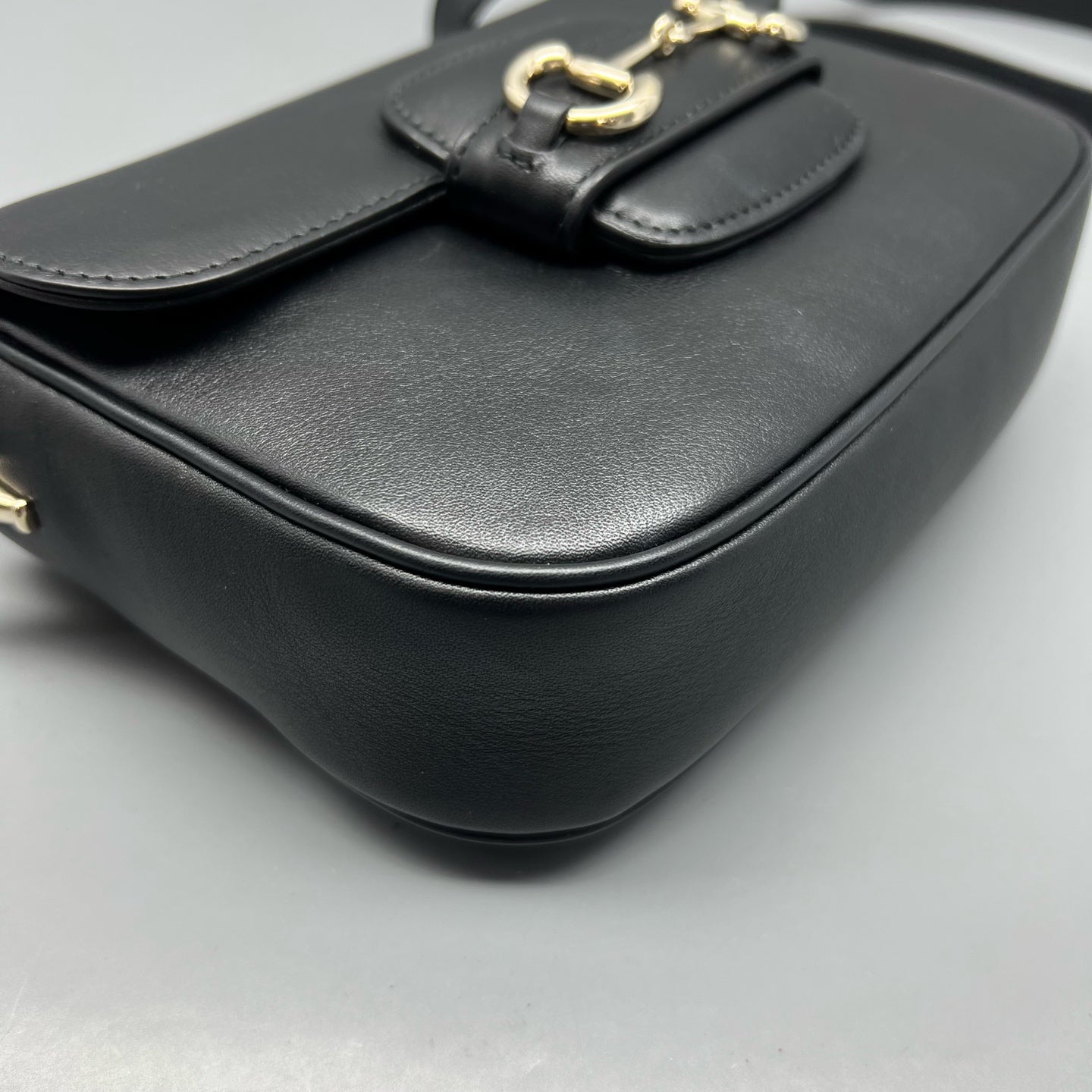 Gucci Black Saddle Bag