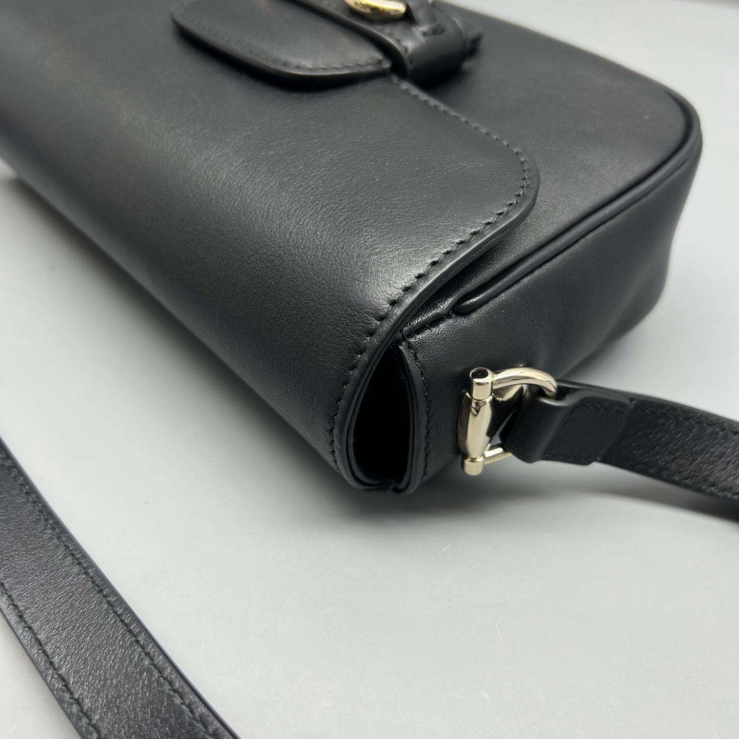 Gucci Black Saddle Bag