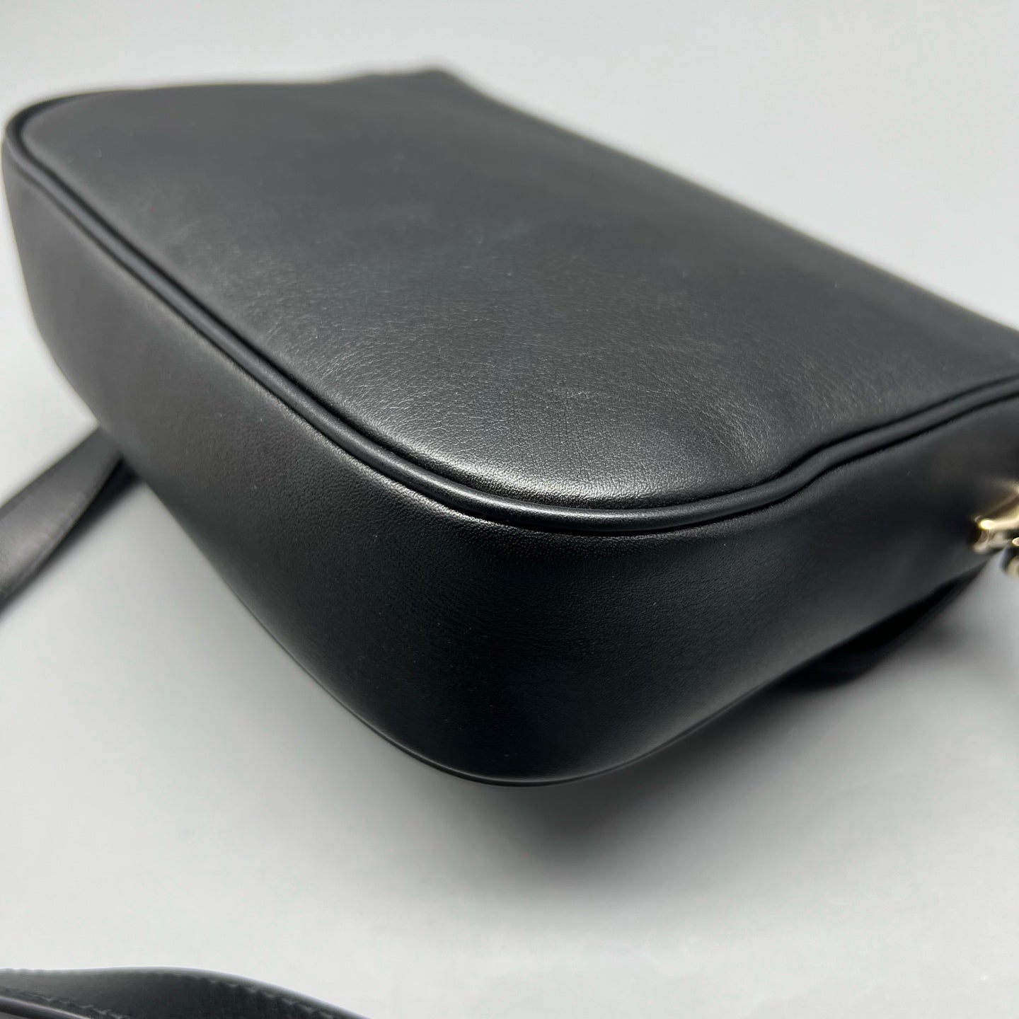 Gucci Black Saddle Bag