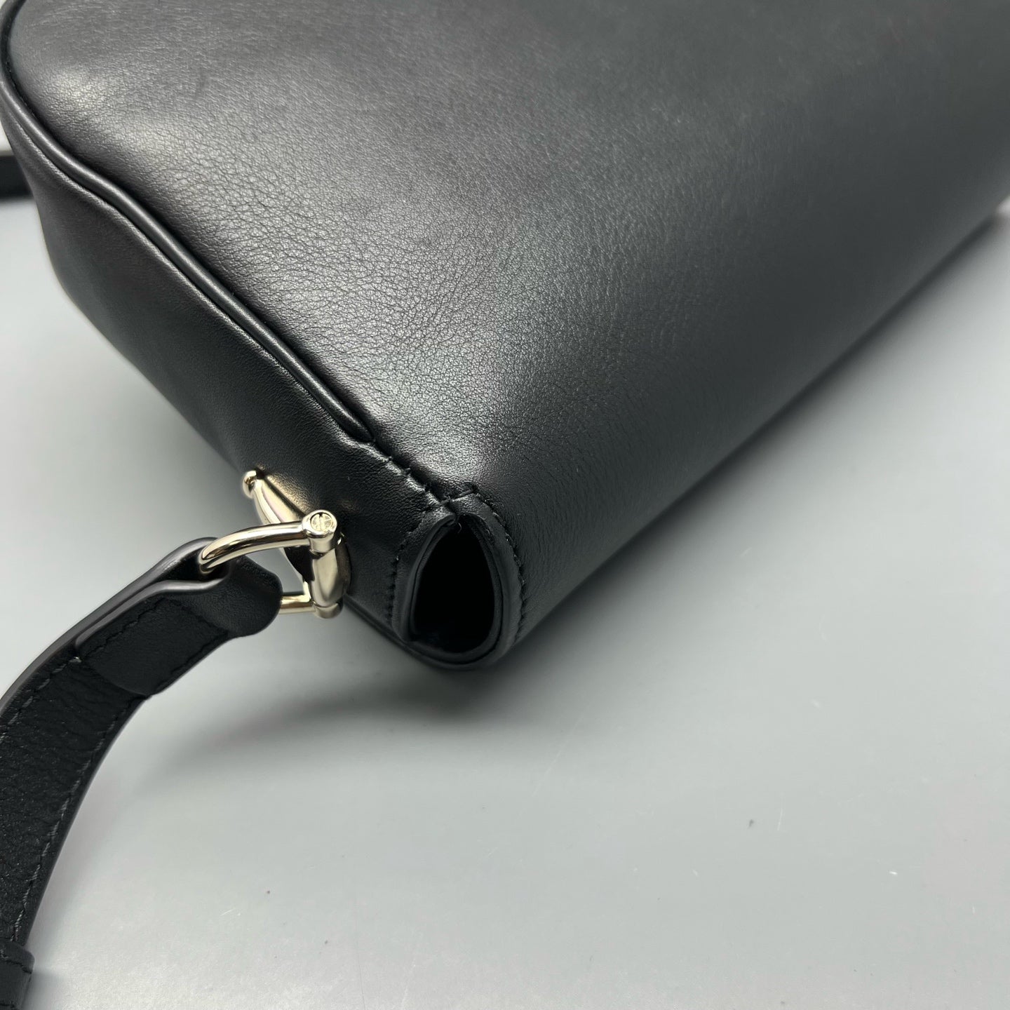 Gucci Black Saddle Bag