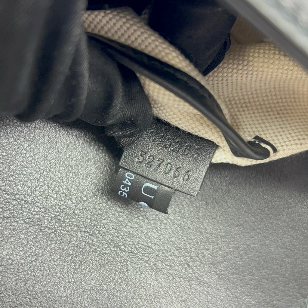 Gucci Black Saddle Bag