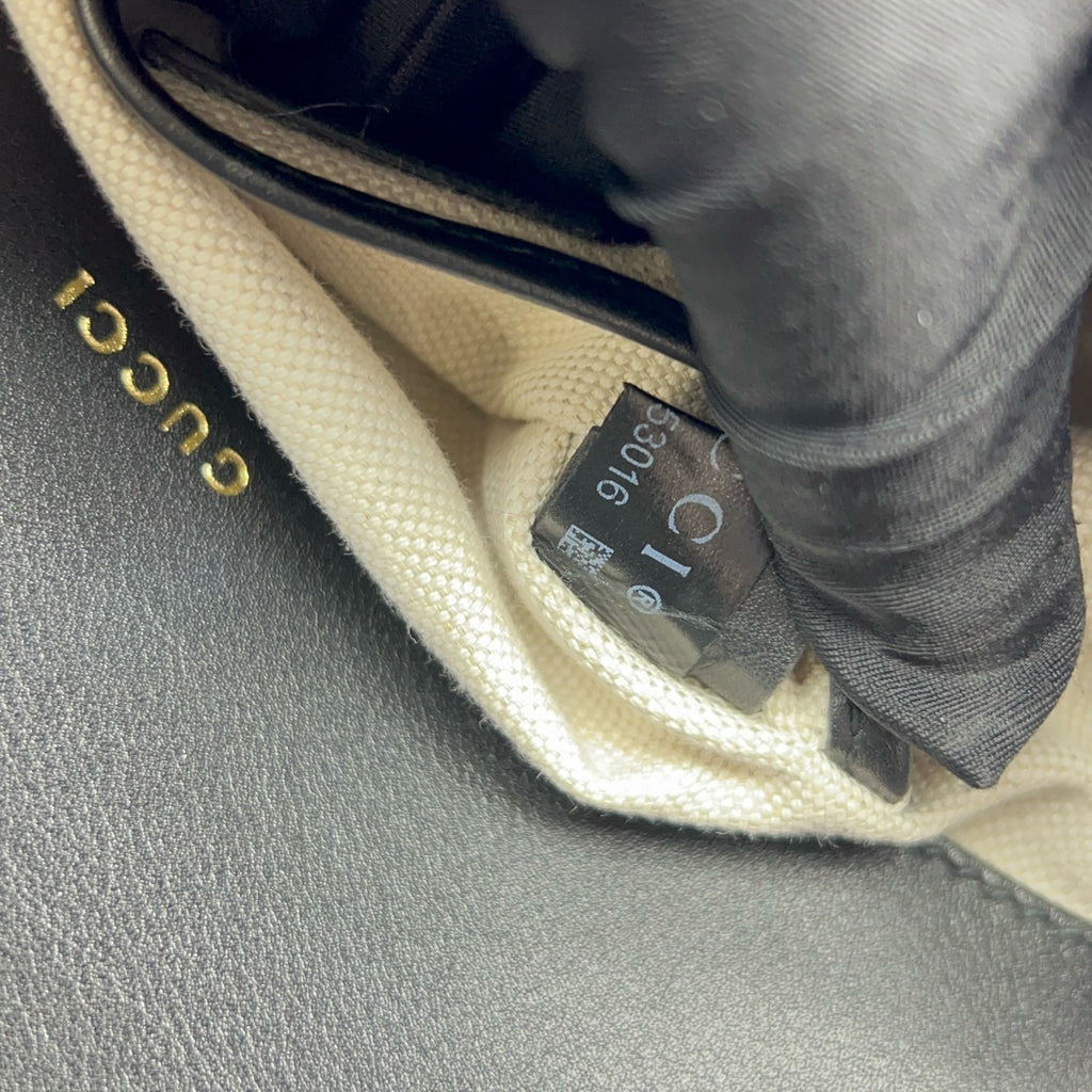 Gucci Black Saddle Bag