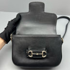 Gucci Black Saddle Bag
