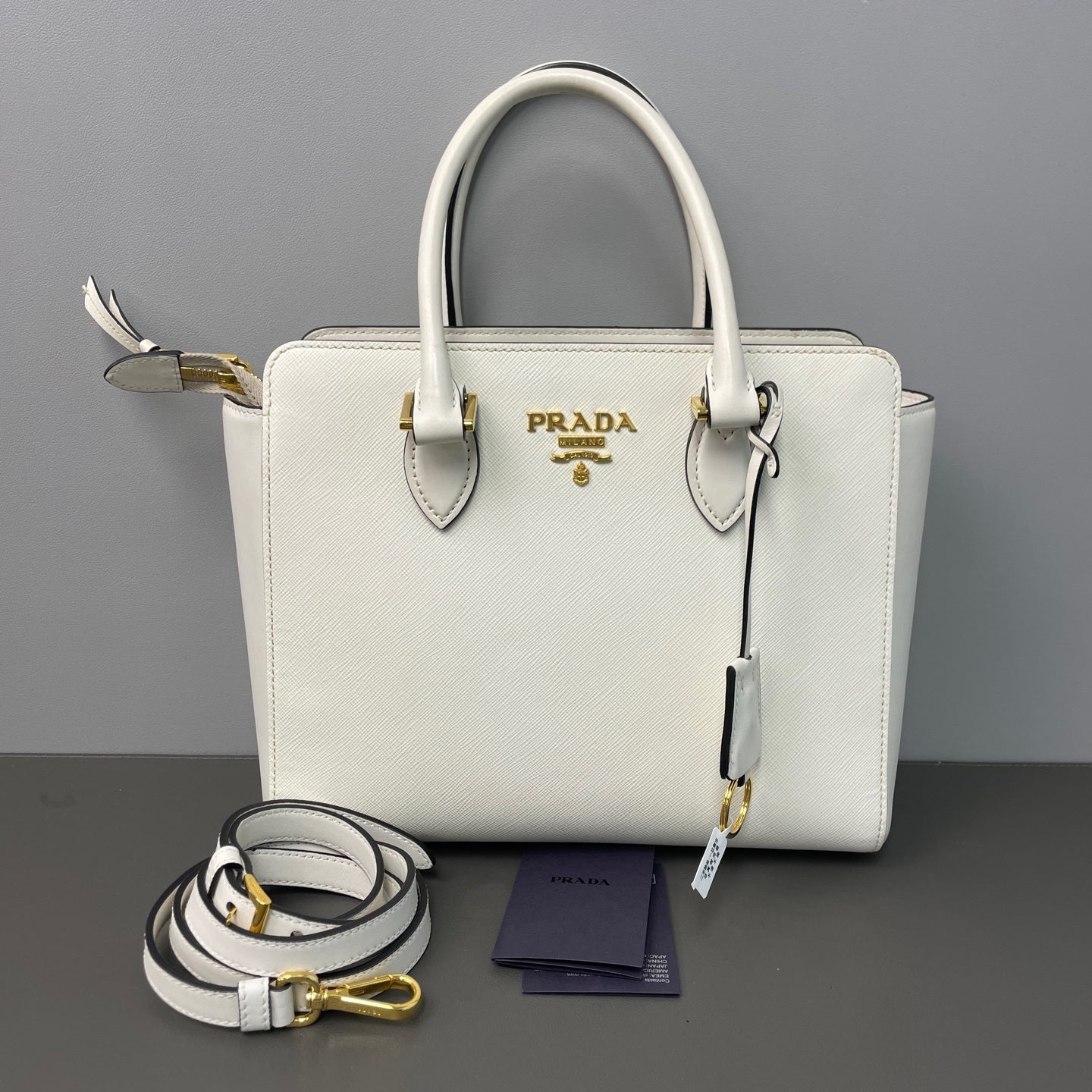 Prada White Satchel