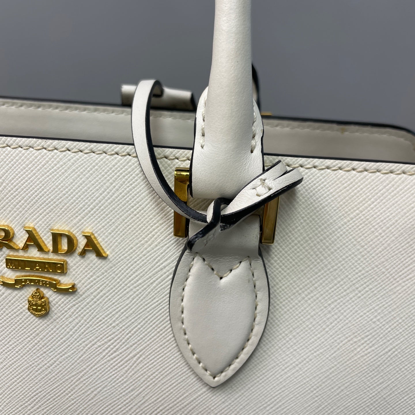Prada White Satchel