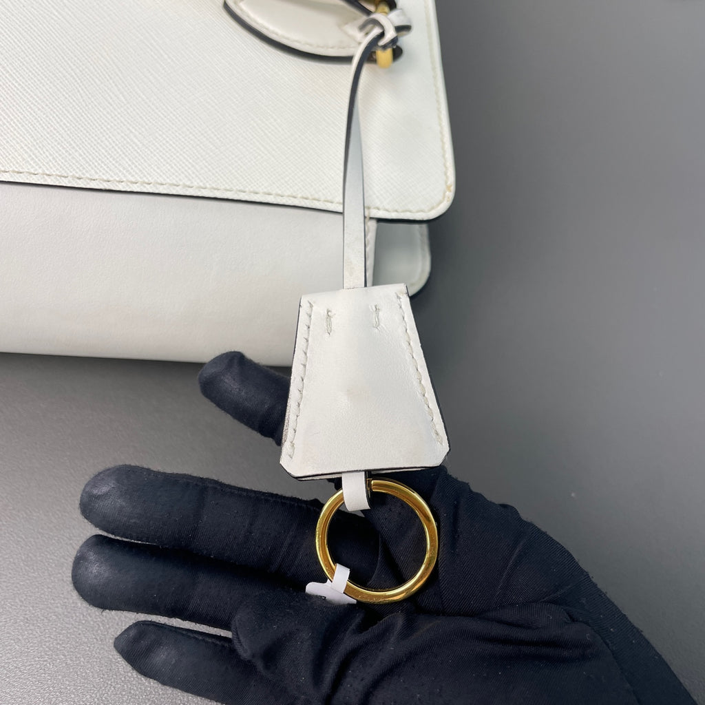 Prada White Satchel