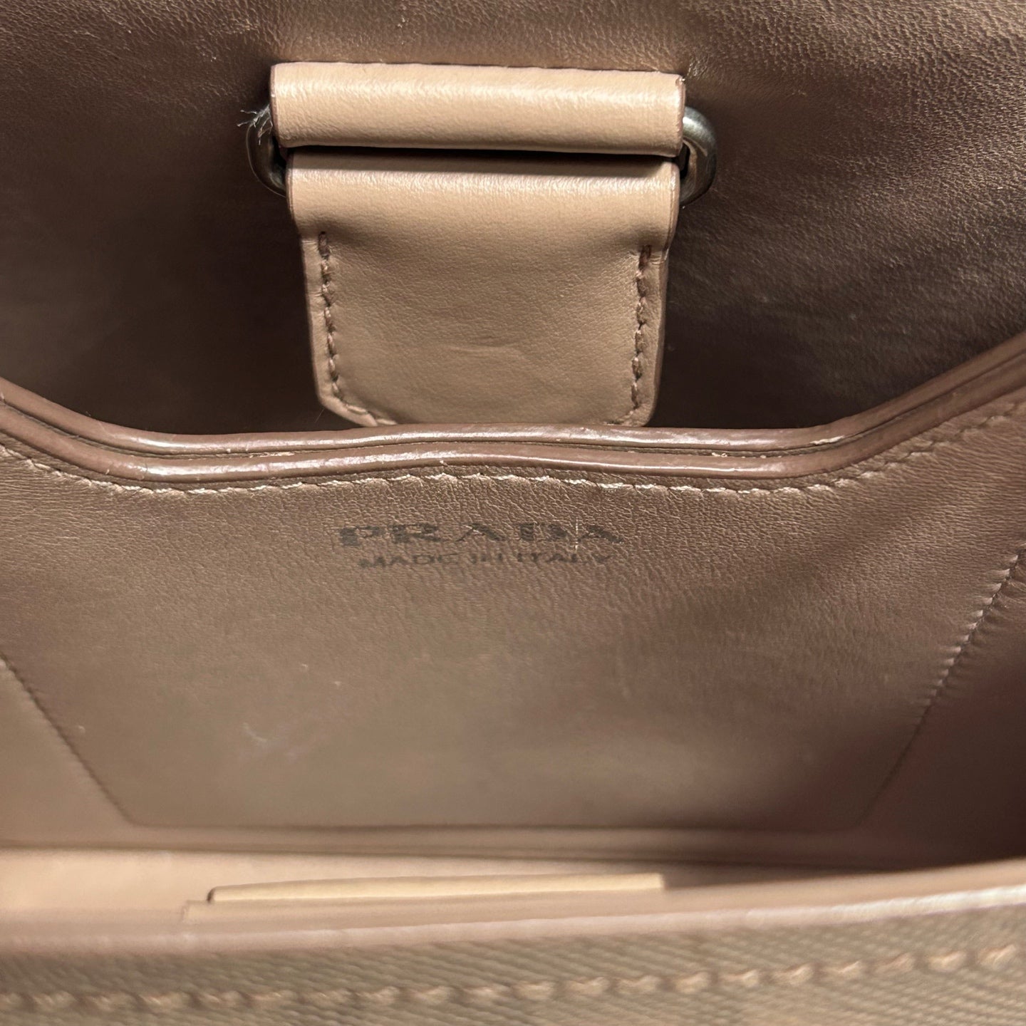 Prada Metal Bucket & Drawstring Bag