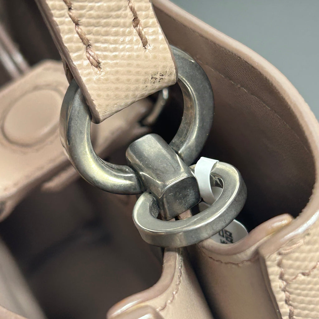 Prada Metal Bucket & Drawstring Bag