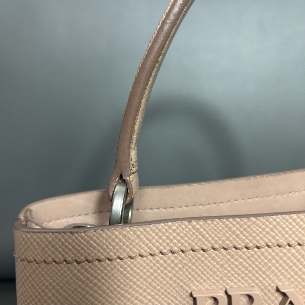 Prada Metal Bucket & Drawstring Bag
