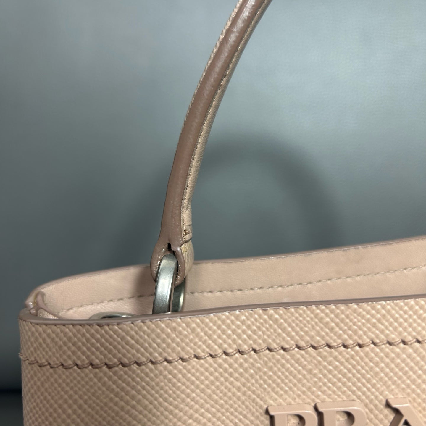 Prada Metal Bucket & Drawstring Bag