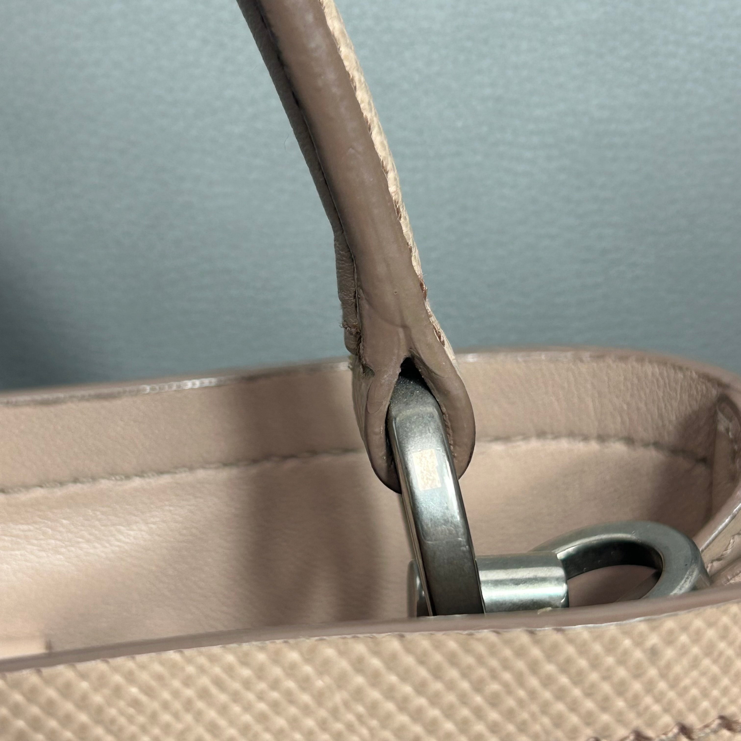 Prada Metal Bucket & Drawstring Bag