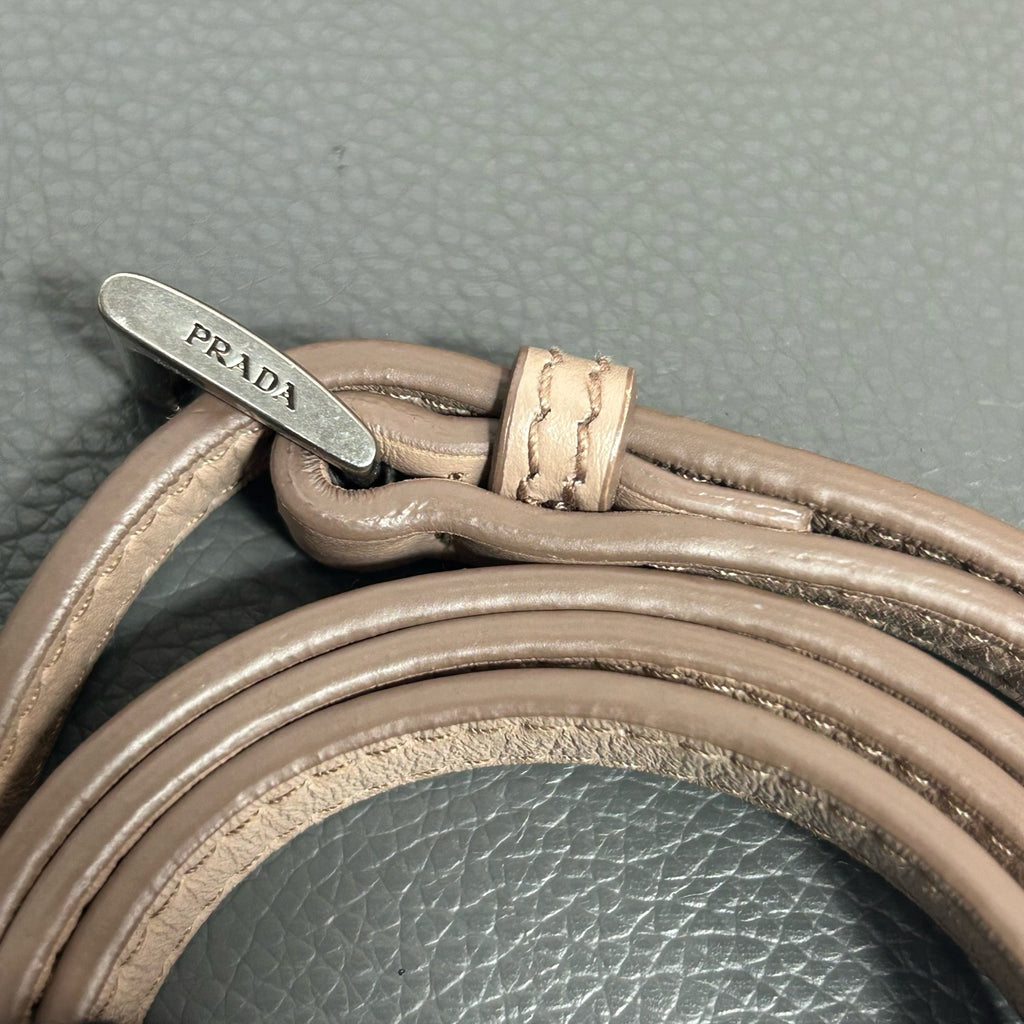 Prada Metal Bucket & Drawstring Bag