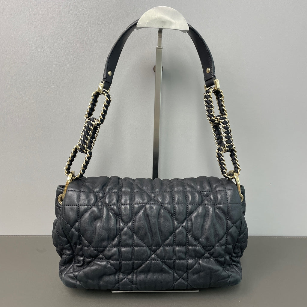 Dior Metal Black Shoulder Bag