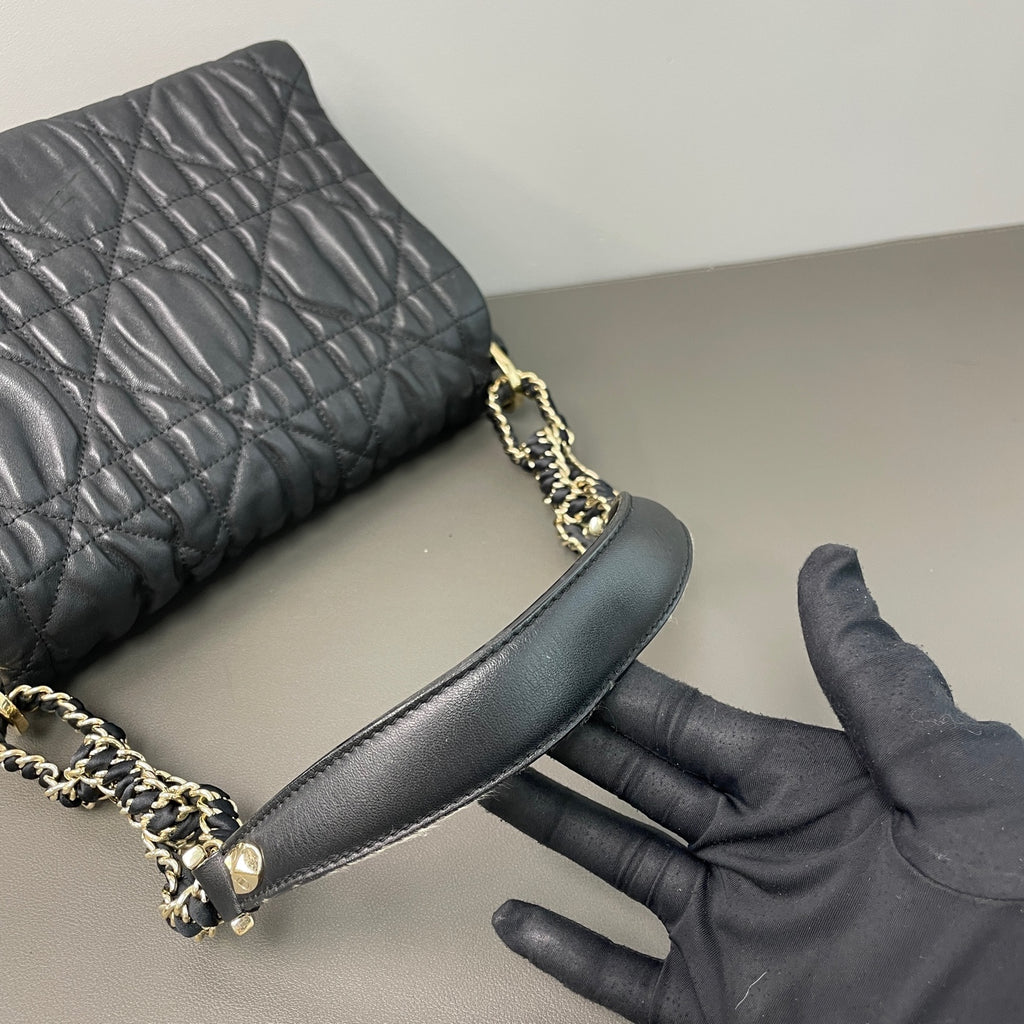 Dior Metal Black Shoulder Bag