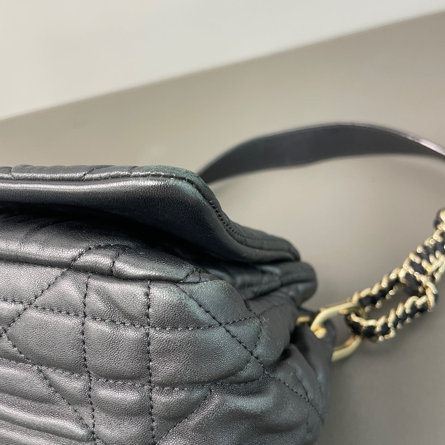 Dior Metal Black Shoulder Bag